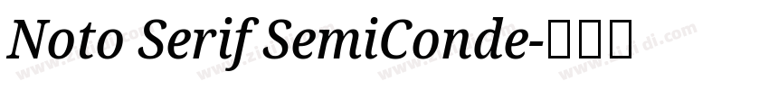 Noto Serif SemiConde字体转换